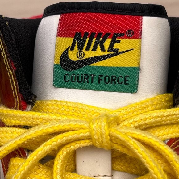 Nike Women’s Court Force High Dunk Rasta Retro Limited Edition  8.5 / RARE FIND! - Picture 13 of 16